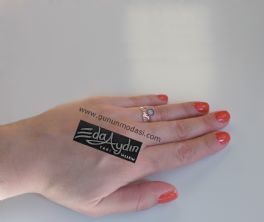 ÝSÝMLÝ NAZAR BONCUKLU YÜZÜK