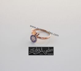 ÝSÝMLÝ NAZAR BONCUKLU YÜZÜK