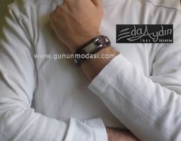 AYETEL KÜRSÝ DUALI ERKEK BÝLEKLÝK SÝYAH (Beyaz ipli)