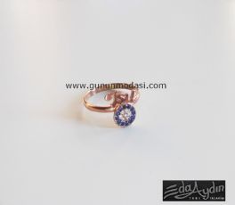 ÝSÝMLÝ NAZAR BONCUKLU YÜZÜK