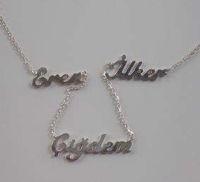 ÜÇ ÝSÝMLÝ KOLYE