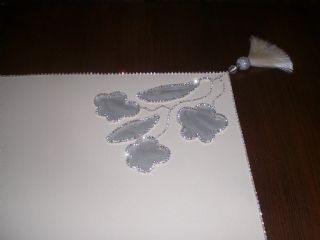 Deri Görünümlü Swarovski Taþlý Runner